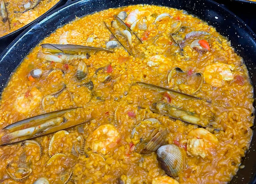 Arroz de marisco en Cambados